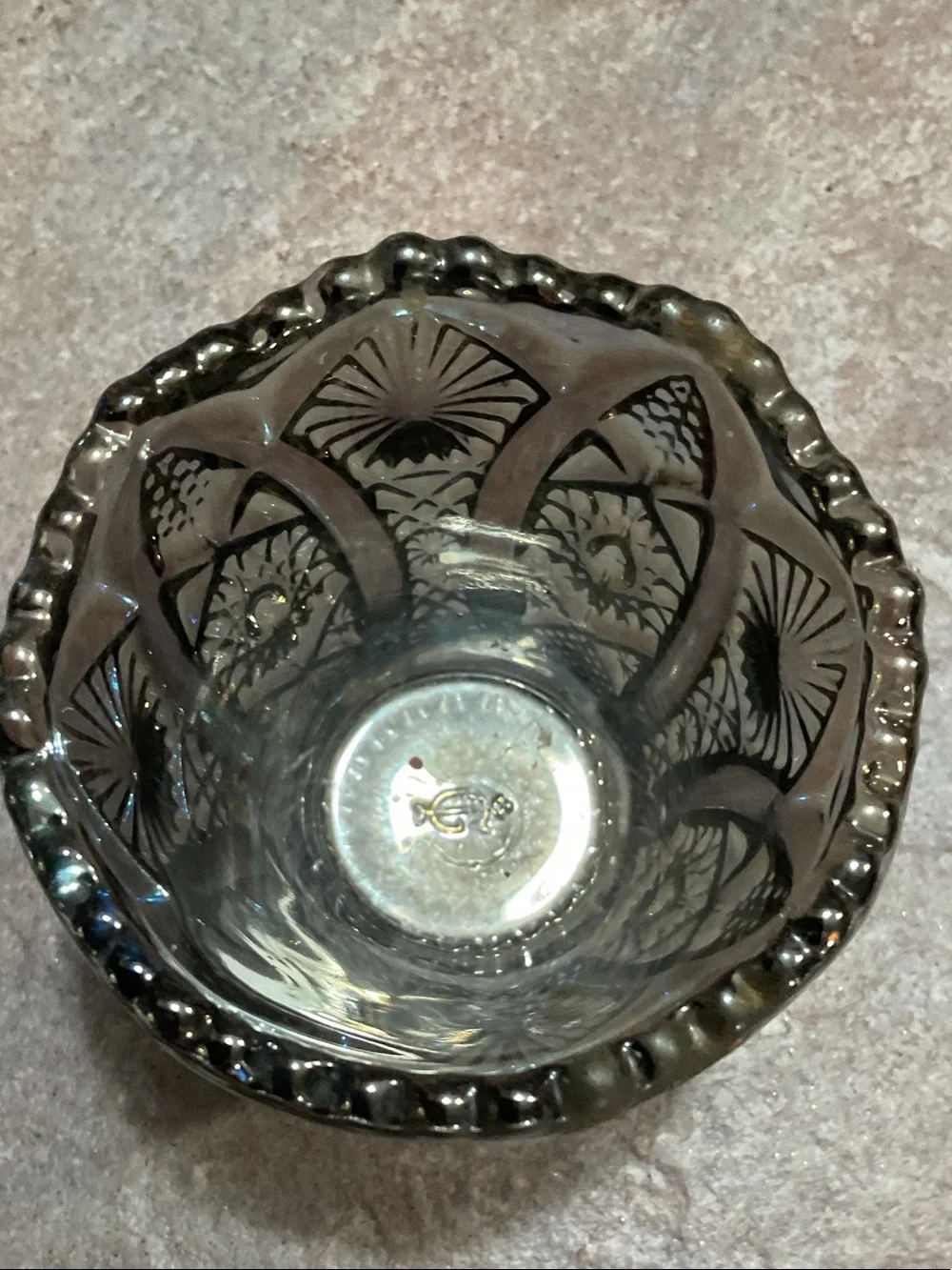 Imperial Glass iridescent glass
